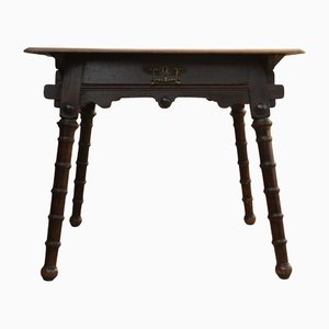 Table Ecclésiastique Victorienne en Chêne Massif dans le style de Morris & Co. & EW Godwin