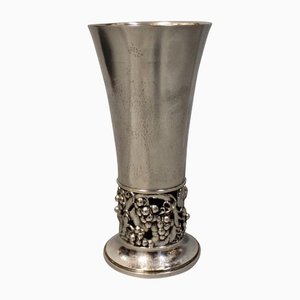 Große Tasse aus Silber mit Stempel von Evald Nielsen und Johannes Siggaard