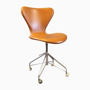 Silla de oficina modelo 3117 Seven de Arne Jacobsen & Fritz Hansen, años 50