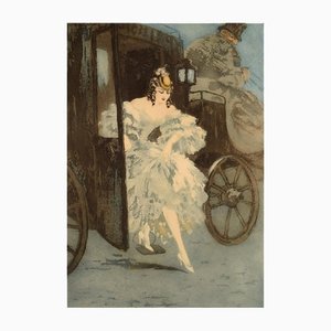 Louis Icart, Arrival, 1920, Etching on Paper