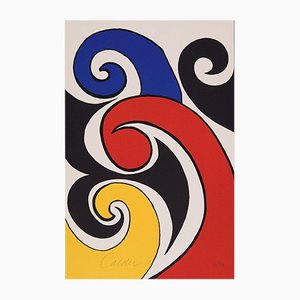 Alexander Calder, Les Vagues, 1970, Papier