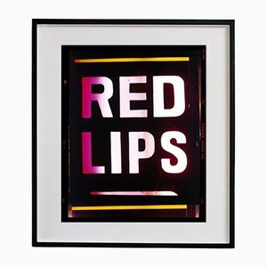 Rote Lippen, Kowloon, Hong Kong, 2016, Pop Art Farbfotografie