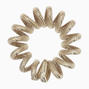 Bracelet Tubogas Spirale Moderne en Vermeil