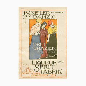Affiche Art Nouveau par Fischer