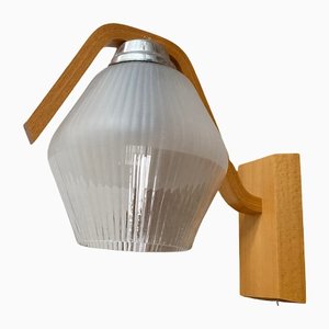 Wandlampen aus Holz von Dřevo Humpolec, 2er Set