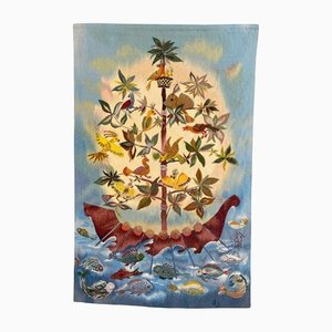 Mid-Century French Modern Aubusson Tapestry