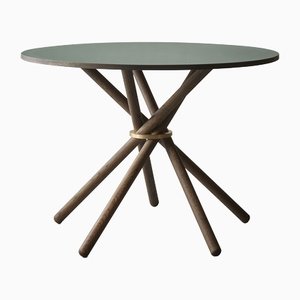 Hector 105 Dining Table in Conifer Linoleum by Eberhart Furniture