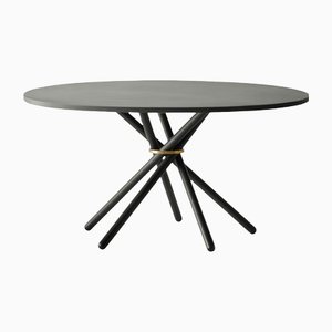 Hector 140 Dining Table (Dark Concrete) by Eberhart Furniture