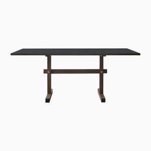 Gaspard 180 Dining Table (Nero Linoleum) by Eberhart Furniture