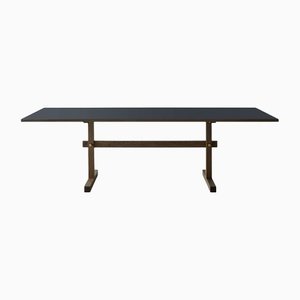 Gaspard 240 Dining Table (Nero Linoleum) by Eberhart Furniture