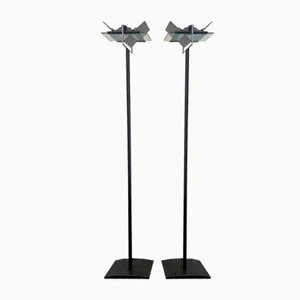 Lampadaires Dhiedron par Giovanni Grignani pour Lamperti, Set de 2