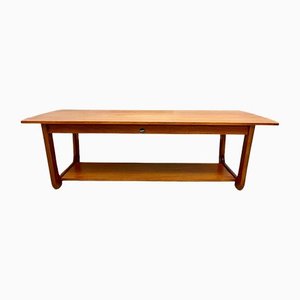 Vintage Teak Coffee Table with Shelf by Myer