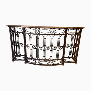 Antique Console in Wrought Iron