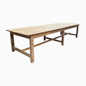 Very Large Wooden Store Table