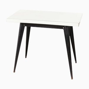 French T55 Tolix Rectangular Cafe Dining Table, 1950s