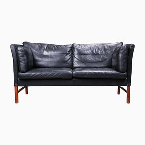 Mid-Century Danish Leather 2-Seat Sofa by Georg Thams, 1968
