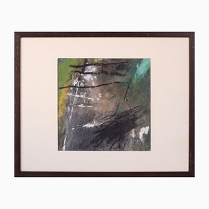 Expressionist Abstract Painting, 20th-century, Acrylic on Canvas, Framed