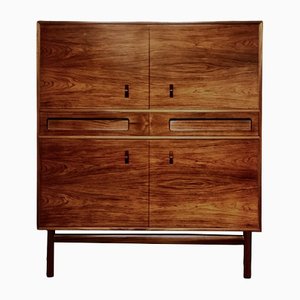 Mid-Century Rosewood Cabinet by Tom Robertson for McIntosh, Scotland, Late 1960s
