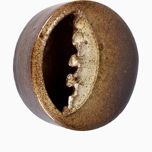 Brutalist Stoneware Wall Sconce