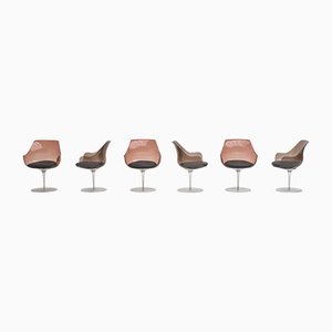 Champagne Chairs by Laverne for Formes Nouvelles, Set of 6