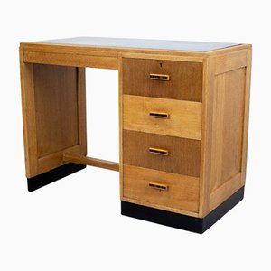 Art Deco Oak Desk from Bowman Brothers