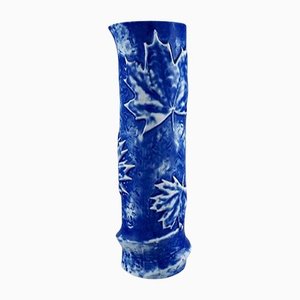 Glazed Ceramic Cylindrical Vase