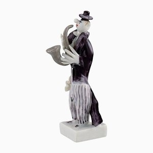 Figurine en Porcelaine Peinte à la Main par Peter Strang pour Meissen