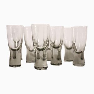 Dänische Canada Rauchglas Gläser von Per Lutken für Holmegaard, 1950er, 8er Set