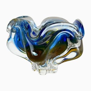 Large Murano Glass Bowl or Ashtray, Italy, 1970s