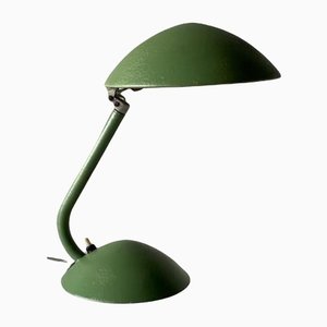 Grüne italienische Mid-Century Mushroom Schreibtischlampe von Nottilux, 1950er