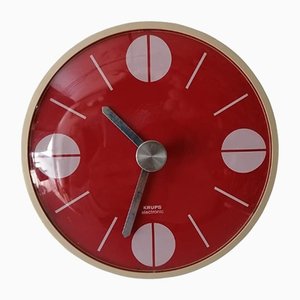 Space Age Wall Clock, Germany, 1970s