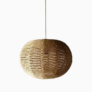 Natural Thread Pendant Lamp, 1960s