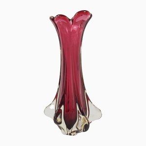 Mid-Century Murano Glass Vase from Fratelli Toso, 1950s