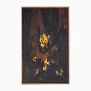 Ditti Hood, Ur Travels Flora, Oil on Canvas, Framed