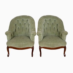 Fauteuils Napoléon III Milieu du 19ème Siècle, Set de 2