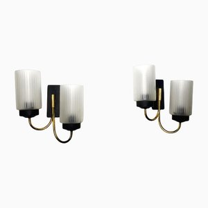 Mid-Century Italian Sconces, Set of 2