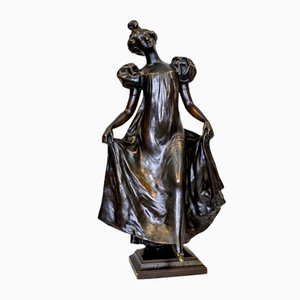 Leo Laporte-Blairsy, Le Menuet, siglo XIX, bronce