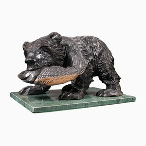 Figurina antica intagliata a forma di orso, Germania