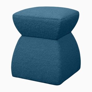 Pouf Cusi en Mohair Encre par KABINET