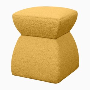 Cusi Pouf in Honey Mohair by KABINET