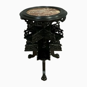 Napoleon III Black Wooden Table, 1850s