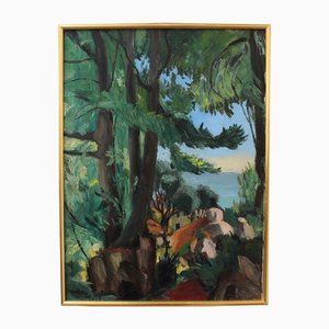 Korsische Kastanienbäume von Charles Kvapil, 1933
