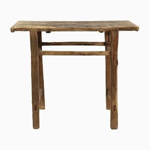 Table Console Rustique Antique en Orme