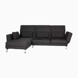 Gray Moule Fabric Corner Sofa with Reclining Function from Brühl & Sippold