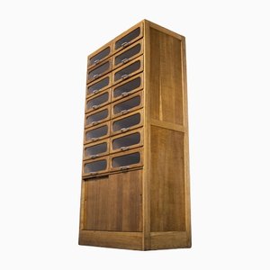 Tall Haberdashery Cabinet with Sixteen Drawers, 1950s