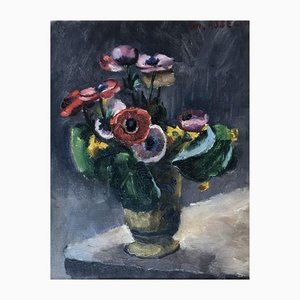 Maurice Asselin, Bouquet de fleurs, 1927, Oil on Canvas, Framed