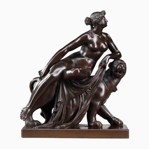 D'après Johann Heinrich Dannecker, Ariane chevauchant une panthère, Bronze