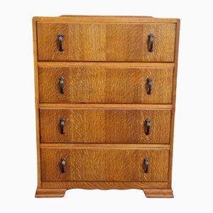 Four Drawer Oak Chest of Drawers