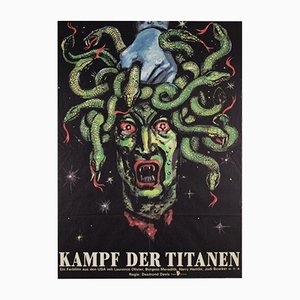 Affiche de Film Clash of the Titans, Allemagne, 1985