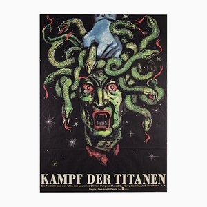 Deutsches Clash of the Titans Filmposter, 1985